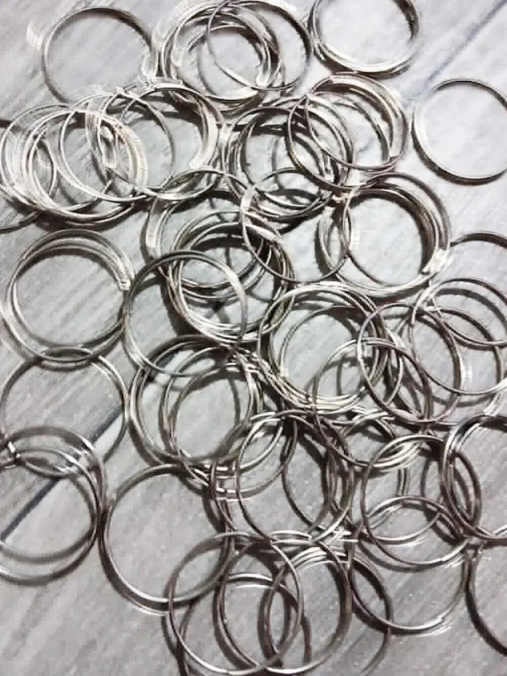 Bulk Silver Key Rings